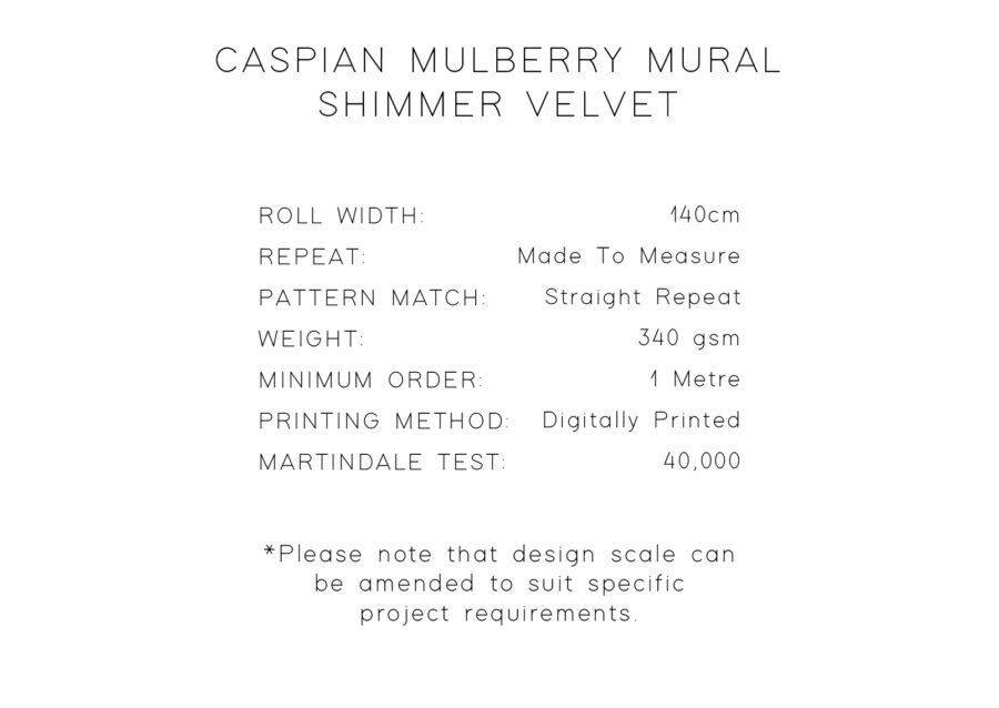 Caspian Mulberry Shimmer Velvet Fabric - Image 4