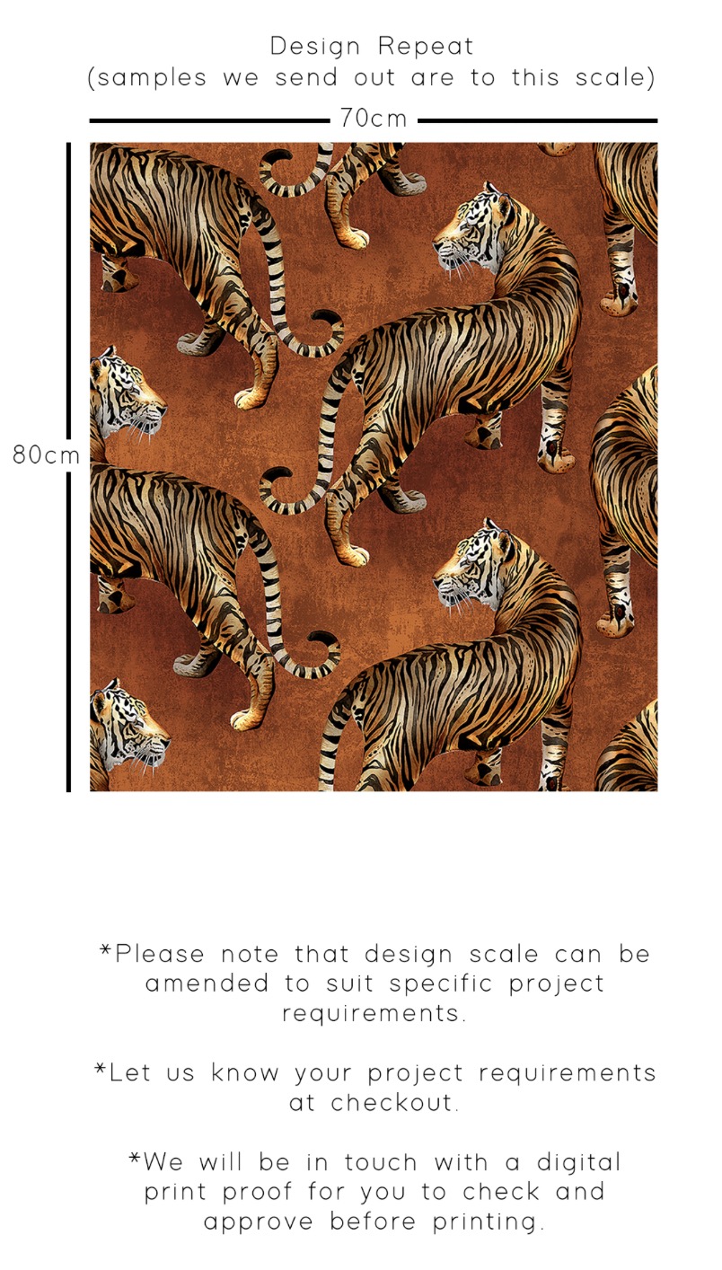 Alternative view of Tigress Copper Recycled Velvet