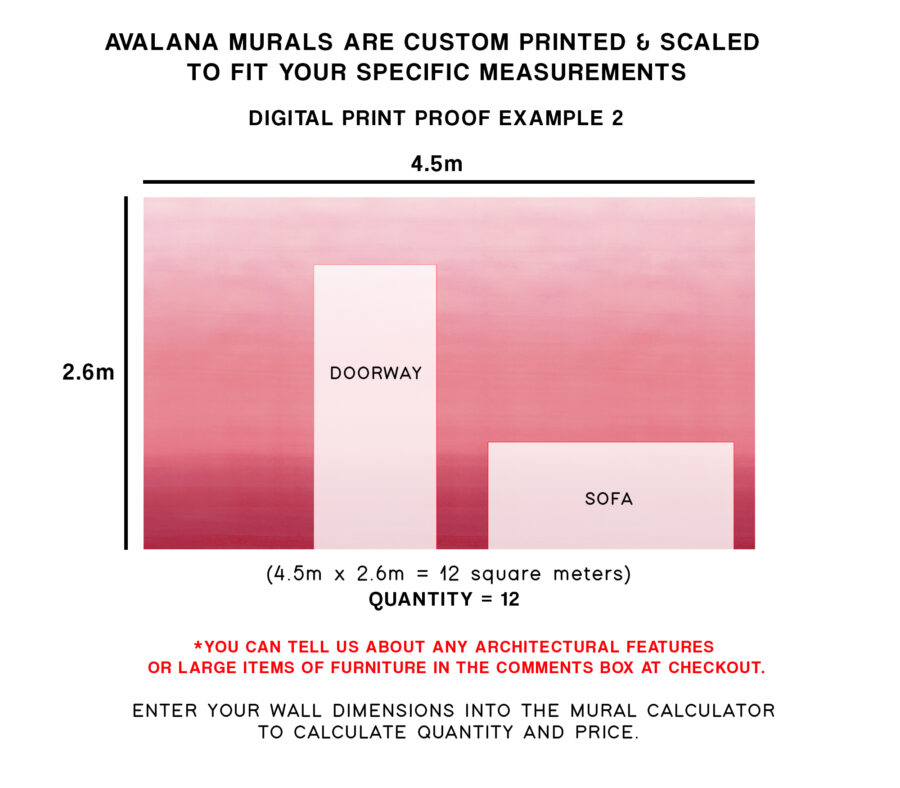 Barbie Girl Ombre Wall Mural - Image 5