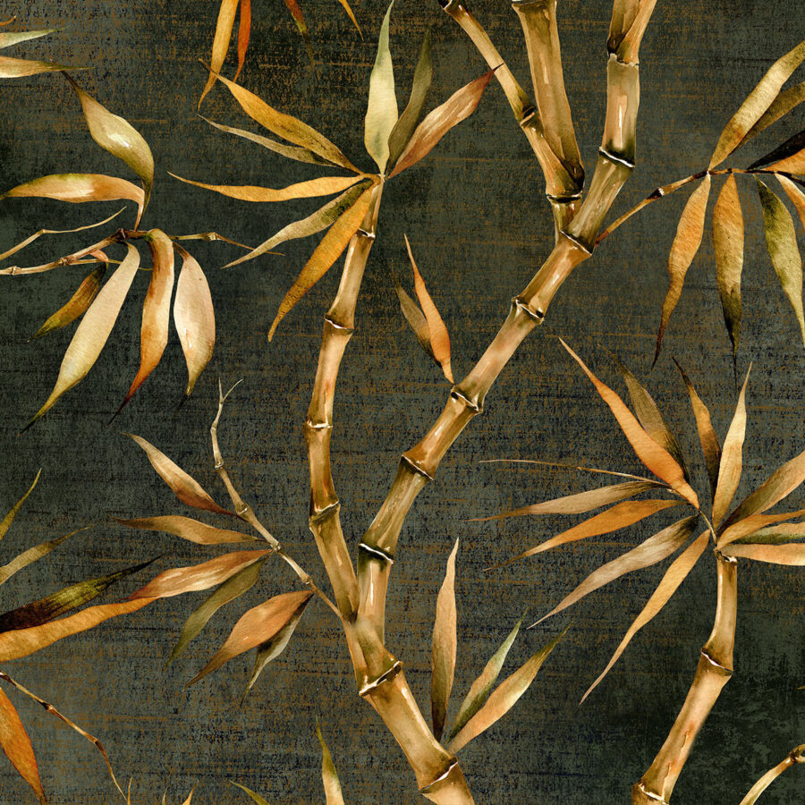 Forest Green Bamboo repeat