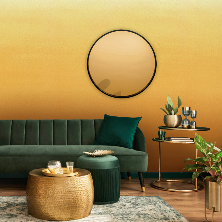 The Honey Ombre wall mural represents enthusiasm and enlightenment, which is even said to encourage memory and learning. The rich honey tones are associated with warmth and sunshine.