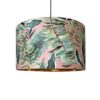 BLUSH TROPICAL GOLD LINED LAMPSHADE