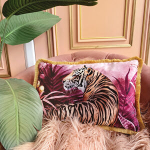 Mulberry Tigress Cushion lifestyle