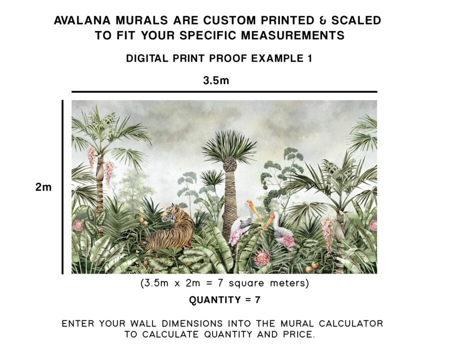 Caspian Jungle Daybreak Wall Mural - Image 5