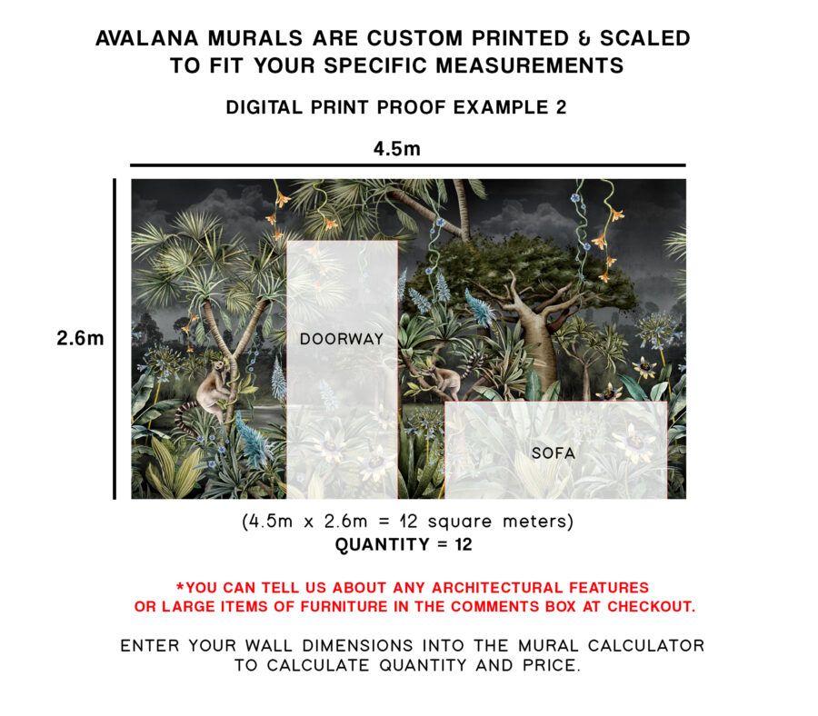 Madagascar Midnight Wall Mural - Image 6