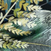 Dark Tropics velvet fabric sold by the metre