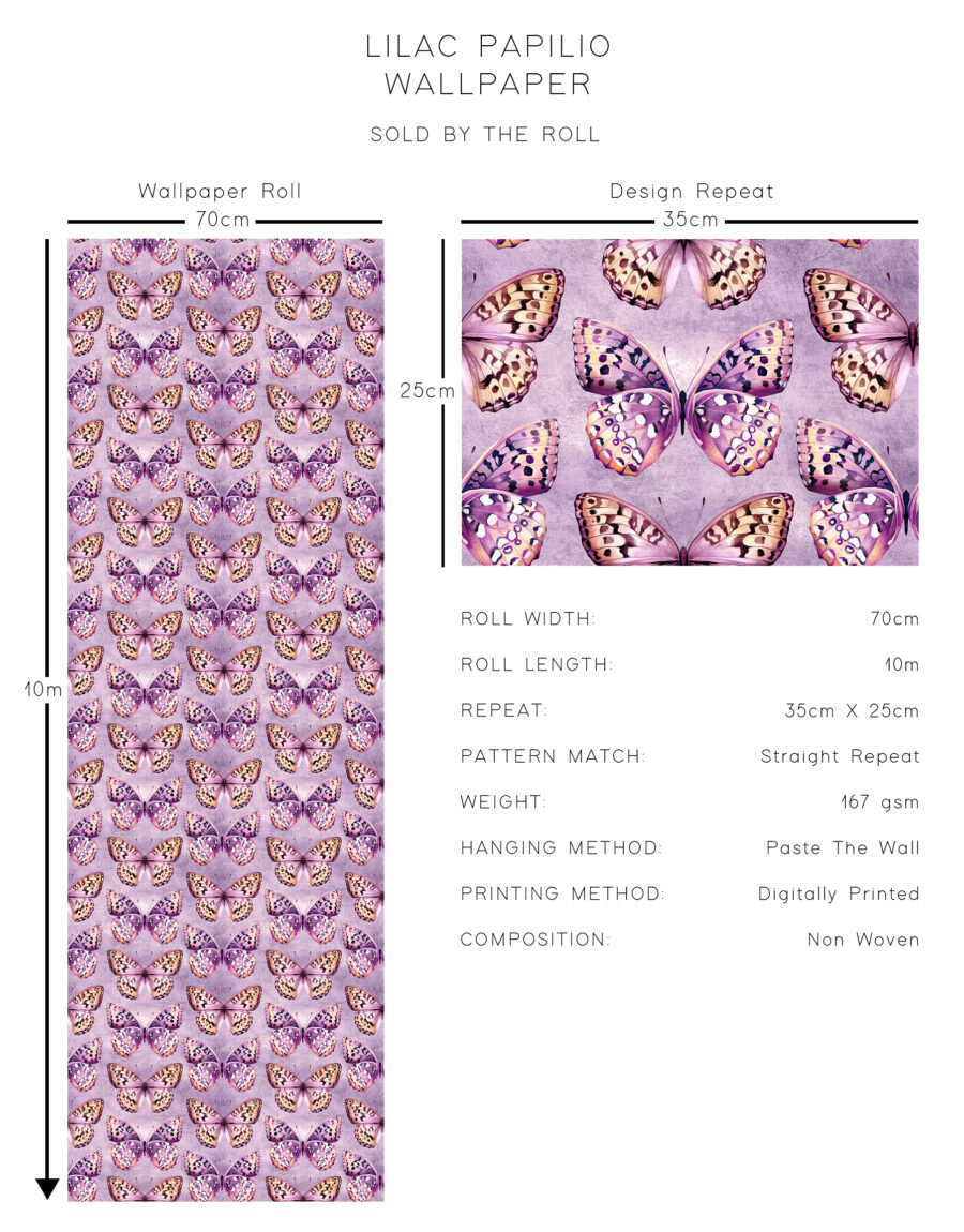 Lilac Papilio Wallpaper - Image 3