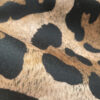 caramel jaguar spot design on shimmer velvet