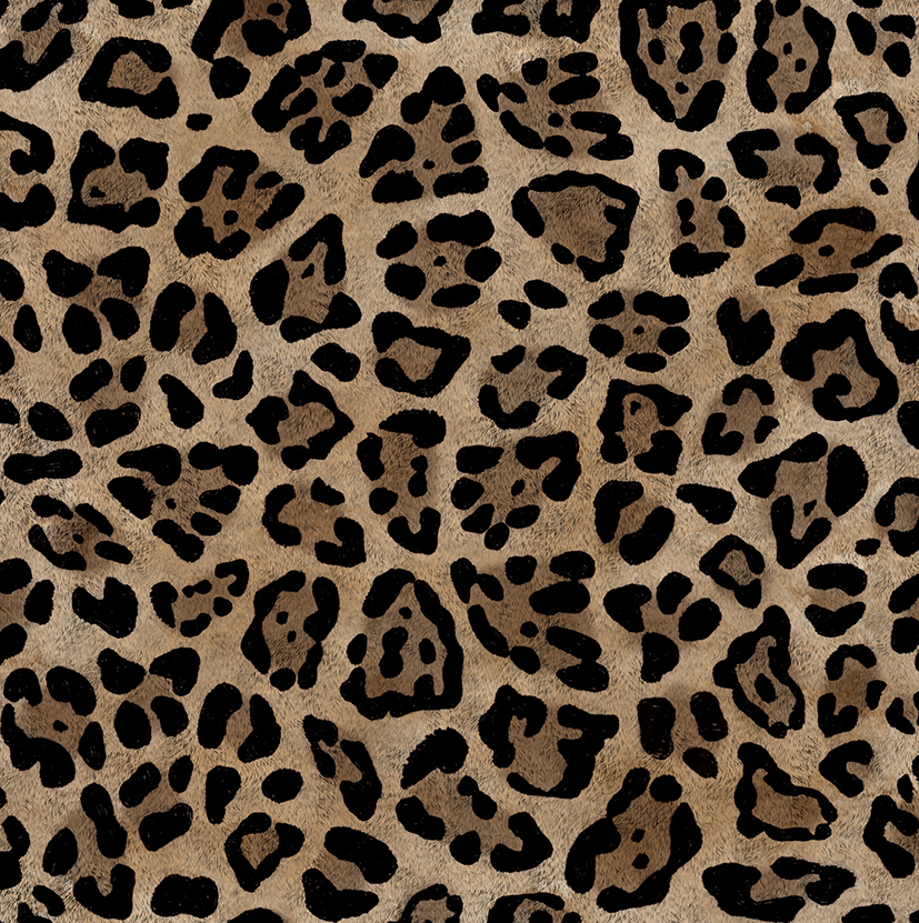Jaguar Spot Caramel Recycled Velvet