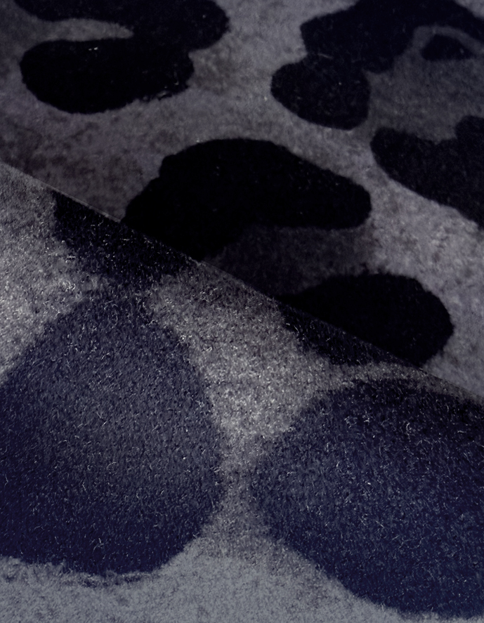 Alternative view of Jaguar Spot Noir Recycled Velvet