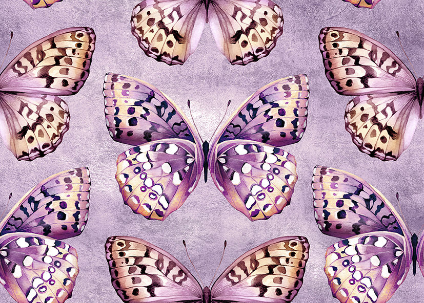 Lilac Papilio Recycled Velvet