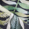Dark tropics on oyster linen fabric