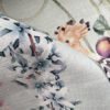 hoopoe garden duck egg on textured recycled velvet