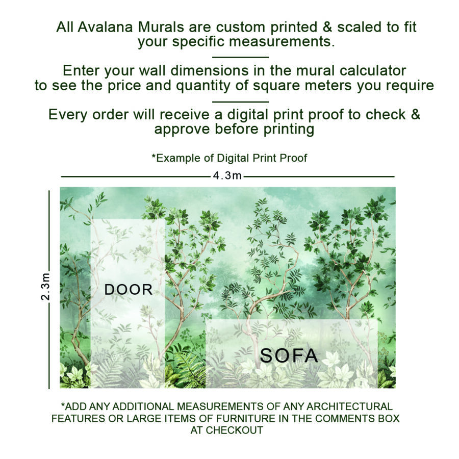 Forest Flair Arsenic Wall Mural - Image 5