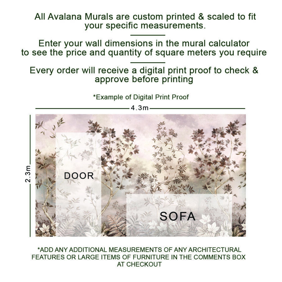 Forest Flair Fresco Wall Mural - Image 5