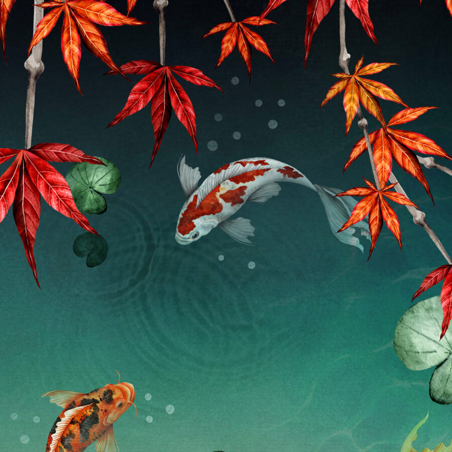 Koi Akua Wall Mural Sample - Image 4