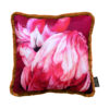 Flamingo velvet cushion cover