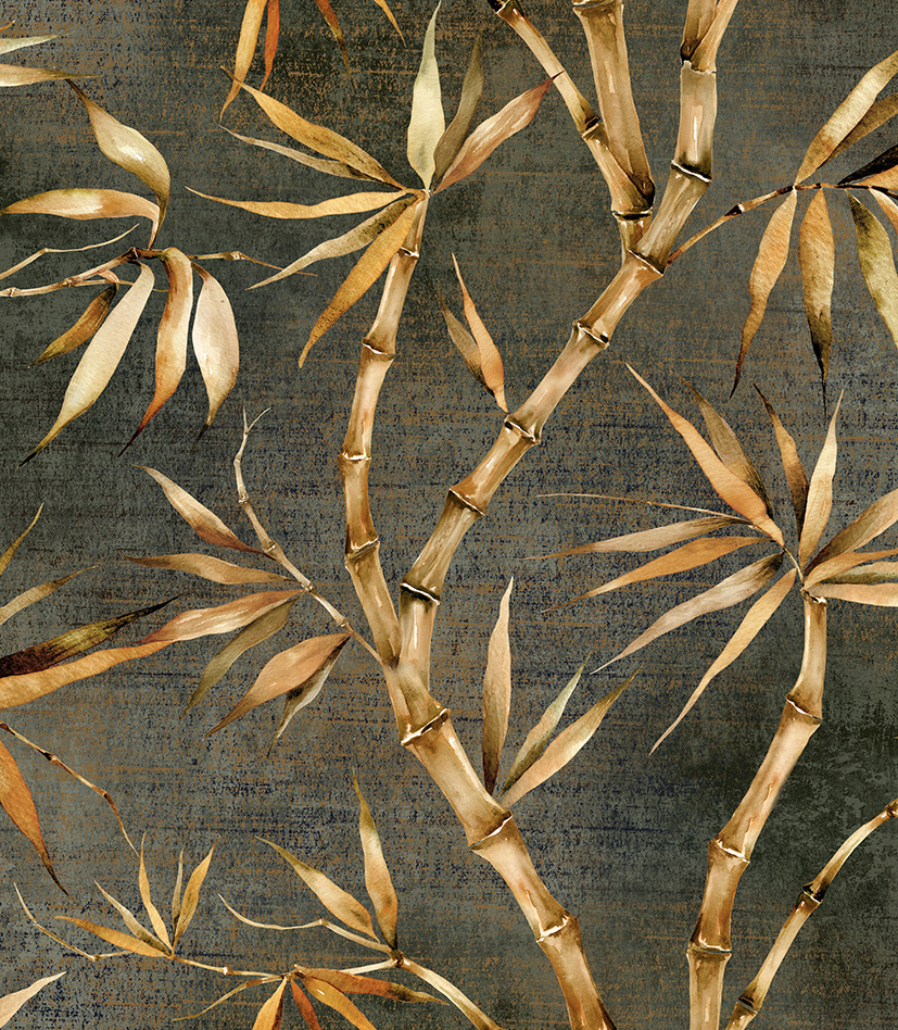 Bamboo Forest Green Artisan Weave Fabric