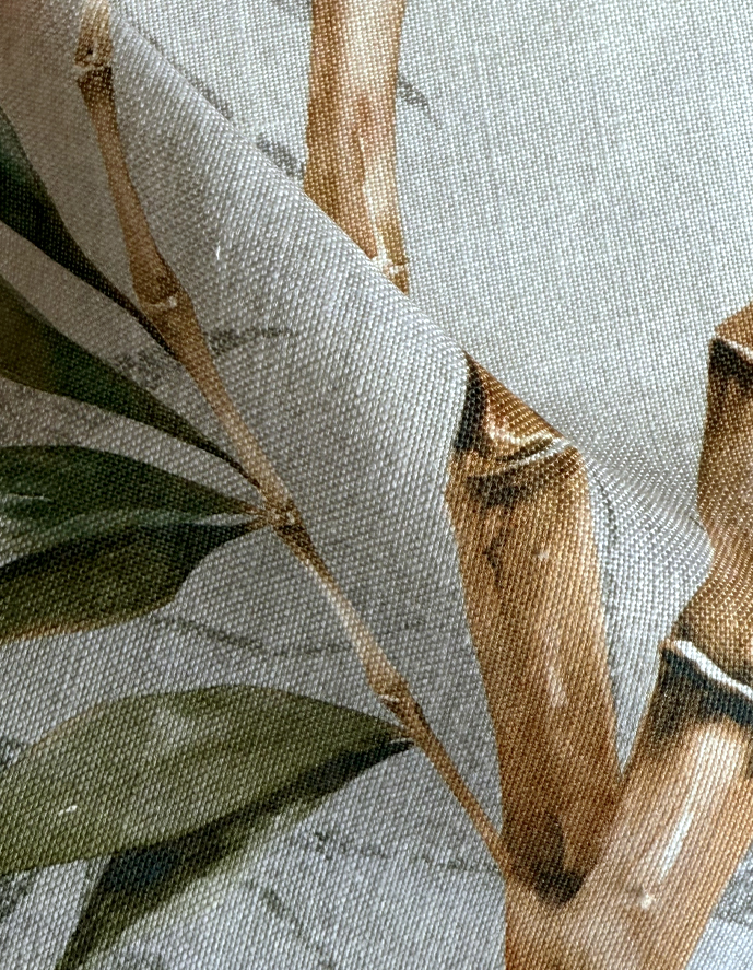 Alternative view of Bamboo Pale Jade Artisan Weave Fabric