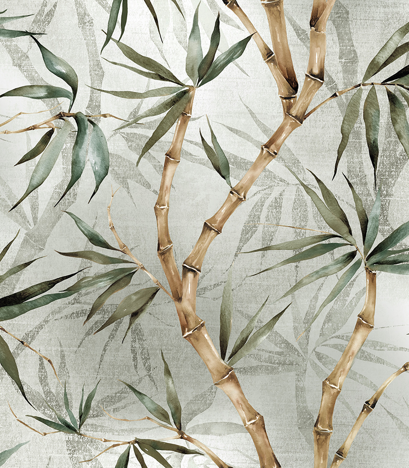 Bamboo Pale Jade Artisan Weave Fabric
