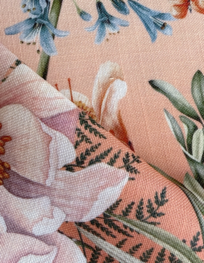 Alternative view of Bodacious Blooms Blush Artisan Weave Fabric