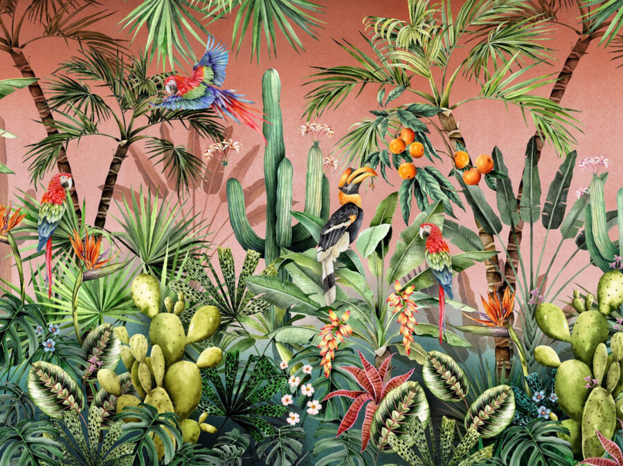 Alternative view of Majorelle Sirocco Wall Mural Sample